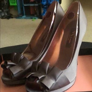 Steel Luster Dress Pumps